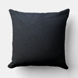 Pleistertextuur in diepe indigokleur kussen