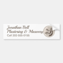 Pleisterwerk Metselwerk Gipsplaat Bumpersticker