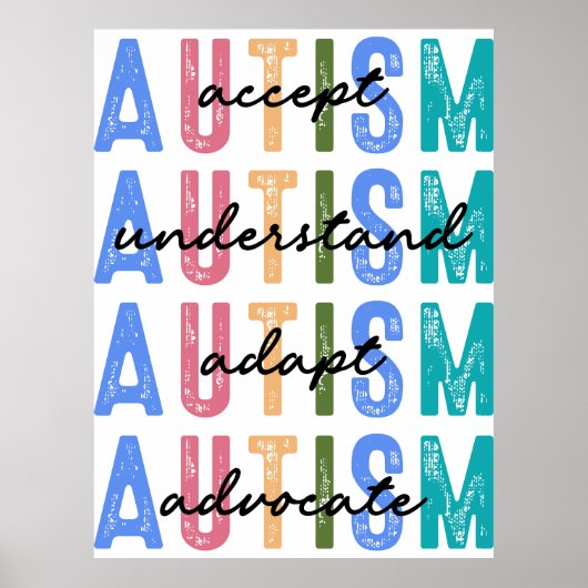 pleitbezorging voor autisme poster (Voorkant)