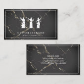 pleiter | Marmer | Blind Justice Visitekaartje (Voorkant / Achterkant)