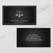 pleiter | zwarte tegels | Rechtspraak Visitekaartje (Voorkant / Achterkant)