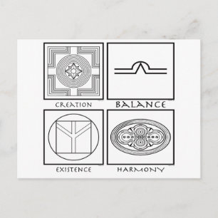 Plejaren Symbols Briefkaart