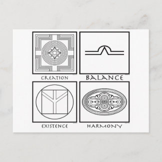 Plejaren Symbols Briefkaart