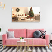 Plek voor Kerstmis Canvas Afdruk (Insitu (Woonkamer))