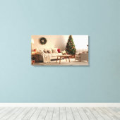 Plek voor Kerstmis Canvas Afdruk (Insitu (Houten vloer))