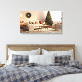 Plek voor Kerstmis Canvas Afdruk (Insitu (Slaapkamer))