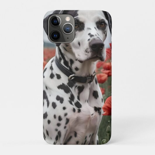 **"Plekken van vreugde: Dalmatiër in een rood papa Case-Mate iPhone Case (Achterkant)