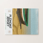 Plémont Jersey vintage-poster. Legpuzzel (Horizontaal)