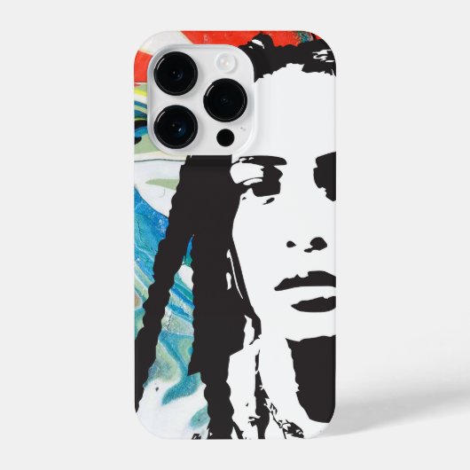 Plena Punk Puerto Rican Art iPhone Hoesje (Achterkant)