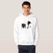 Plena Punk Puerto Rican Art Men's Pullover Hoodie (Voorkant volledig)