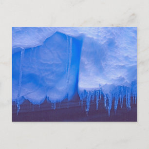 Pleneau IJskerkhof, Antarctica: Blauw Briefkaart