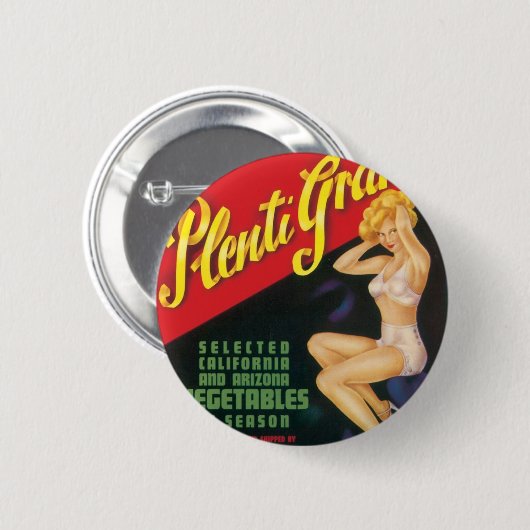 Plenti Grand Ronde Button 5,7 Cm (Voorkant /achterkant)