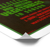 Plenti Grand Vegetable Advertising Poster uit 1940 (Hoek)