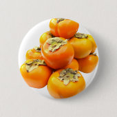 Plentiful Persimmon Ronde Button 5,7 Cm (Voorkant)