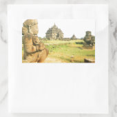 Pleosan Boeddhistische tempel, Prabanam, Java, Ind Rechthoekige Sticker (Tas)