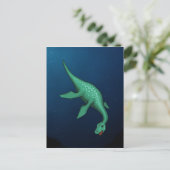 Plesiosaur Briefkaart (Staand voorkant)