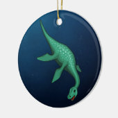 Plesiosaur Keramisch Ornament (Links)