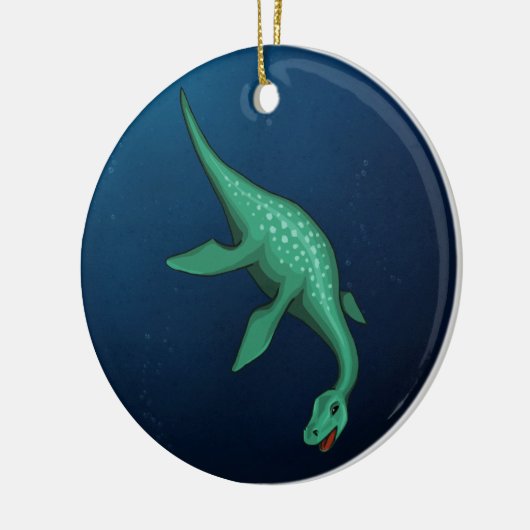 Plesiosaur Keramisch Ornament (Links)