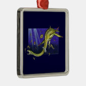 Plesiosaur Premium Square Ornament (Rechts)