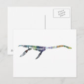 plesiosaur skelet briefkaart (Voorkant / Achterkant)