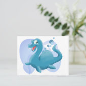 Plesiosaurus Briefkaart (Staand voorkant)