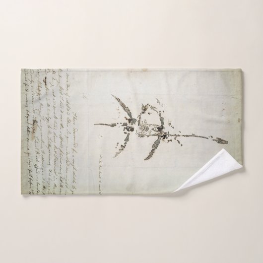 Plesiosaurus dolichodeirus handdoek (Handdoek)