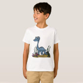 Plesiosaurus Kinder Shirt (Voorkant volledig)