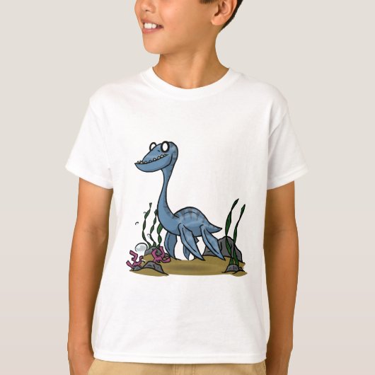 Plesiosaurus Kinder Shirt (Voorkant)