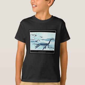 Plesiosaurus Kinder T-Shirt - Donker (middelgroot)