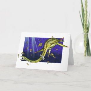 Plesiosaurus Wenskaart Kaart