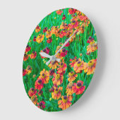 Plethora van de Rode en Oranje Heleniums Grote Klok (Hoek)