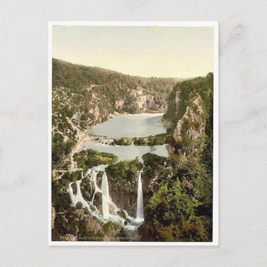 Pletvicerseen (d.w.z. het Plitvice-meer), Ermitens Briefkaart (Voorkant)