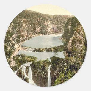 Pletvicerseen (d.w.z. Plitvicemeer), Ermitensee, c Ronde Sticker