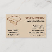 Pleurotus Mushroom Icon Visitekaartje (Voorkant)