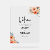 Plexiglas Perspex Acryl Glas Bruiloft Acryl Bord (Voorkant)