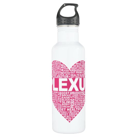 Plexus Heart Water Fles (Voorkant)