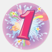 Plezier 1 explosie sticker (Voorkant)