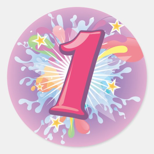 Plezier 1 explosie sticker (Voorkant)