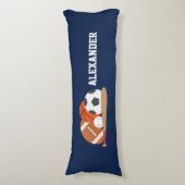 Plezier All Star Sports Lichaamskussen (Voorkant Verticaal)