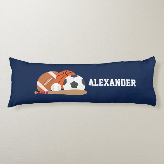 Plezier All Star Sports Lichaamskussen (Voorkant)