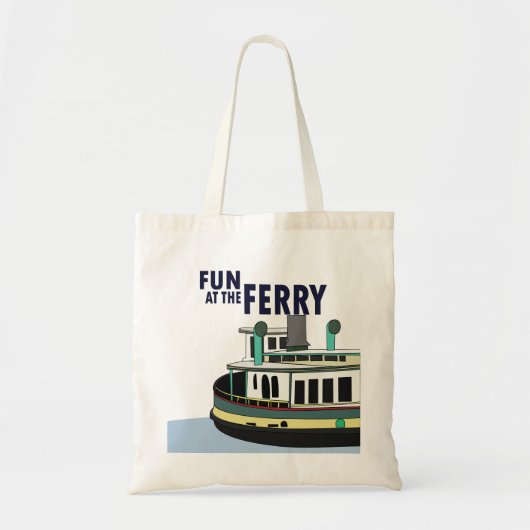 Plezier bij de Ferry Travel Tote Bag (Voorkant)