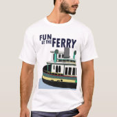 Plezier Bij De Veerboot Reis T-shirt (Voorkant)