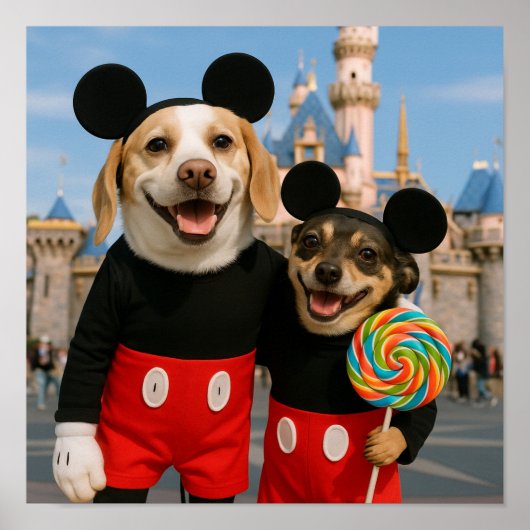 "Plezier bij Disney" Poster (Voorkant)