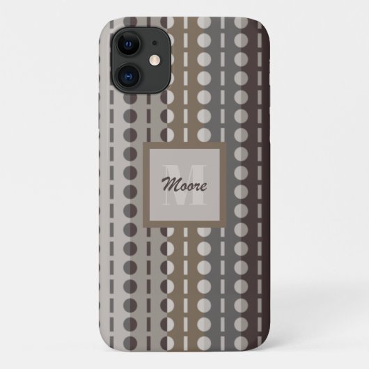 Plezier - Bruin ombre-telefoontas Case-Mate iPhone Case (Achterkant)
