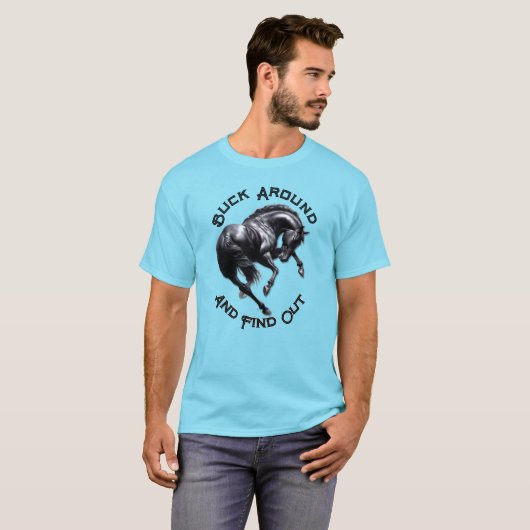 Plezier Buck Around en Ontdek het T-shirt (Voorkant volledig)