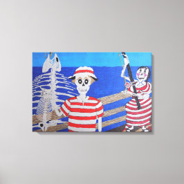 plezier canvas afdruk