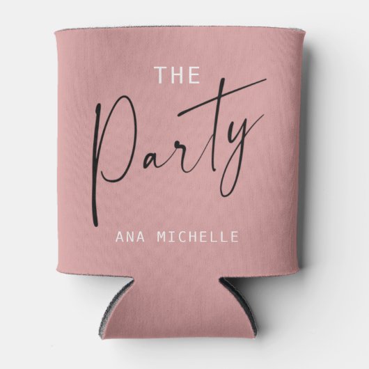 Plezier De Partij Bachelorette Groep Party Naam Blikjeskoeler (Voorkant)