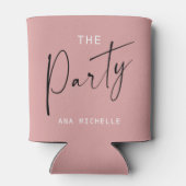 Plezier De Partij Bachelorette Groep Party Naam Blikjeskoeler (Achterkant)