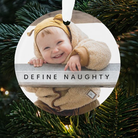 Plezier Definieer ondeugend | Foto Kerstboom Ornament