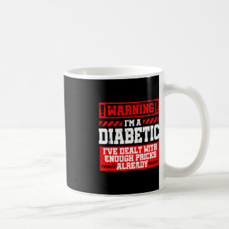 Plezier Diabetes Awareness Maand prikt Diabetisch Koffiemok